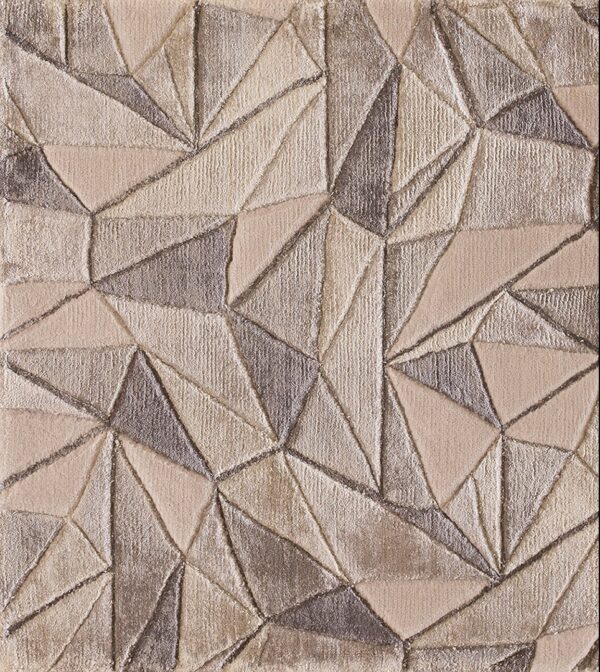Contemporary american hooked rug, design 13097