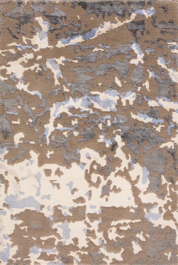 Contemporary american hooked rug, design 13100
