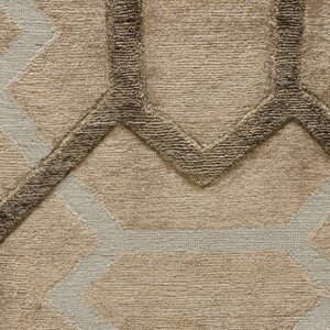 Contemporary American hooked rug, design 13104A