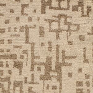 Contemporary American hooked rug, design 13109