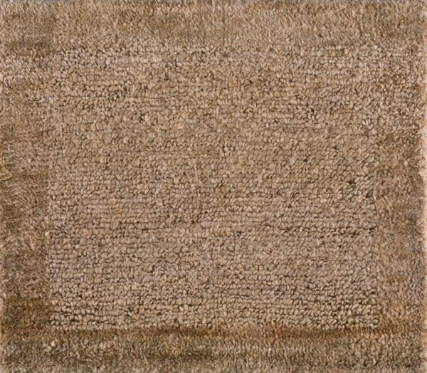 Contemporary natural fiber rug, design 14002e 1 Contemporary american hooked rug, design 14002e