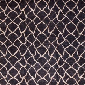 Contemporary American hooked rug, design 14022