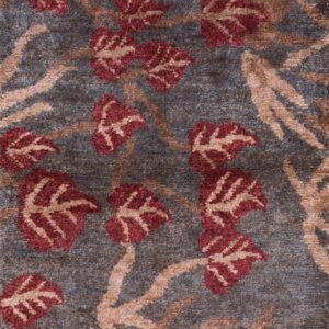 Contemporary American hooked rug, design 14029