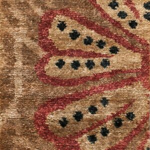 Contemporary American hooked rug, design 14031