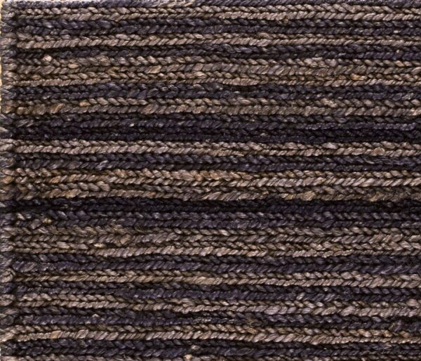 Contemporary braided jute rug, design 15001 1 Contemporary american hooked rug, design 15001