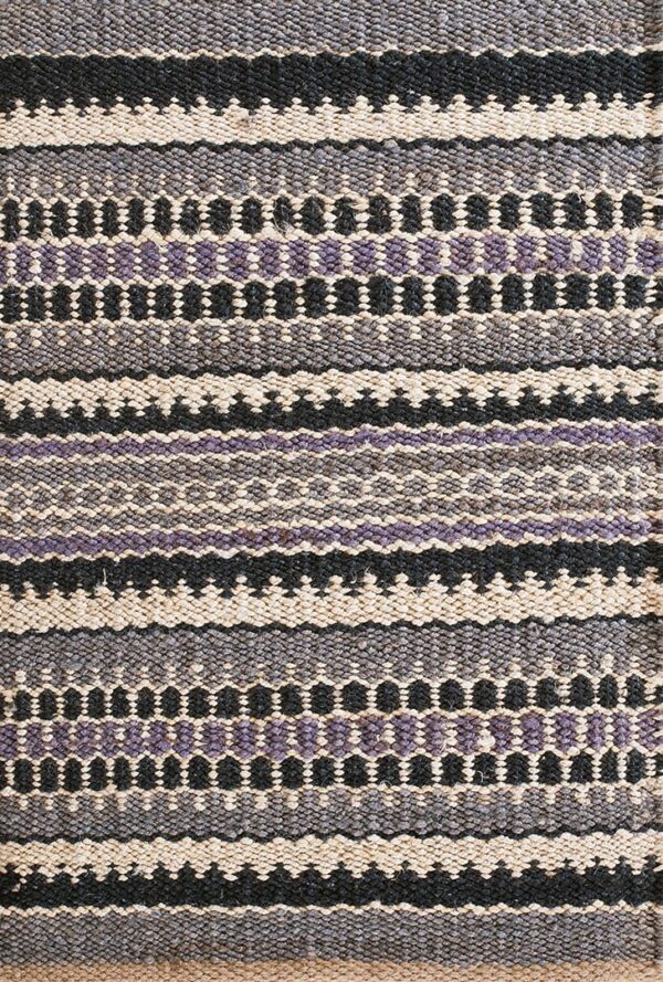 Contemporary braided rug, design 15012f 1 Contemporary american hooked rug, design 15012f