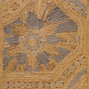Contemporary American hooked rug, design 15506