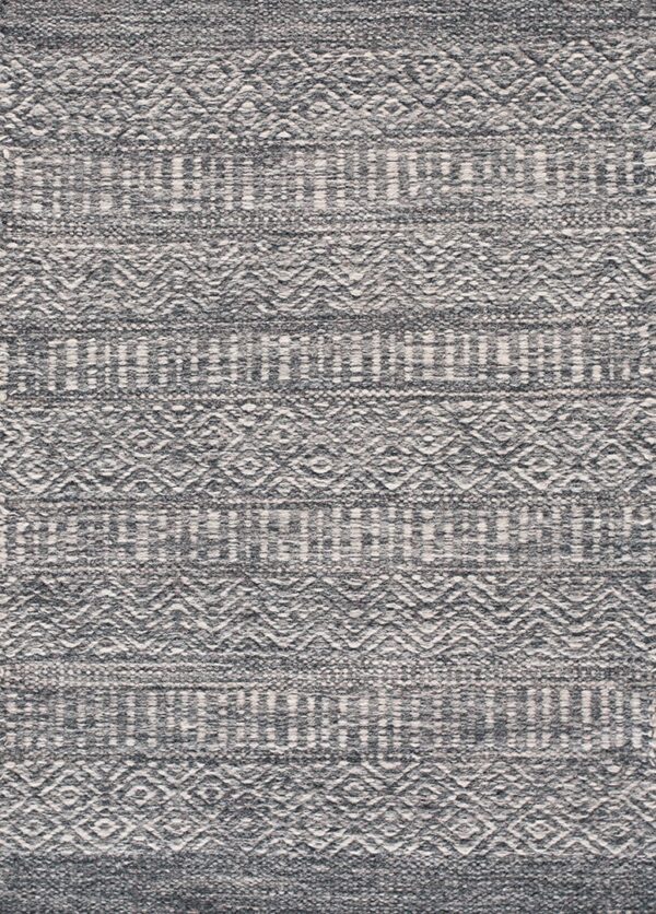 Contemporary ingrain rug, design 16027 1 Contemporary american hooked rug, design 16027