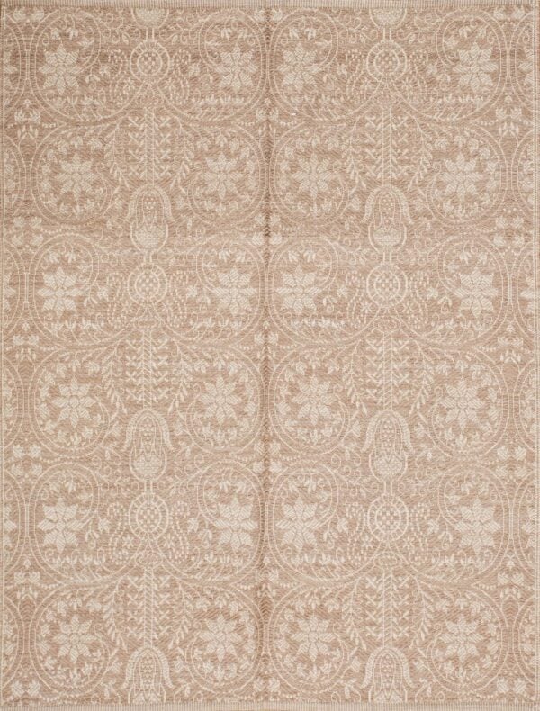 Contemporary ingrain rug, design 16205a 1 Contemporary american hooked rug, design 16205a