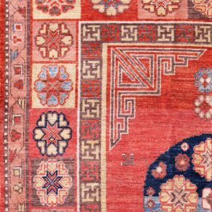 Contemporary American hooked rug, design 19001