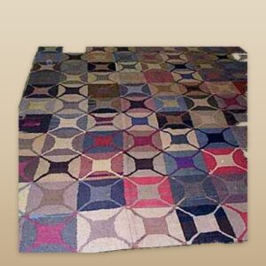 Contemporary American hooked rug, design 30-040