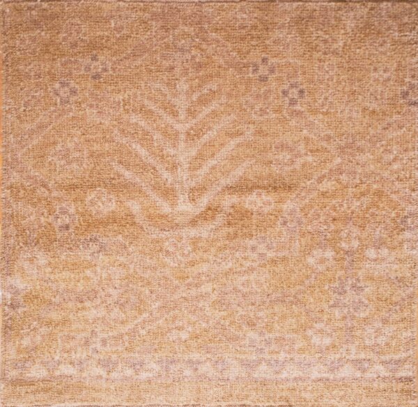 Contemporary oushak rug, design 4009 1 Contemporary american hooked rug, design 4009