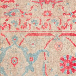 Contemporary American hooked rug, design 4016C