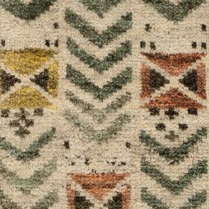 Contemporary American hooked rug, design 4023