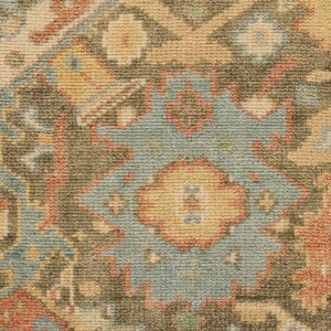 Contemporary American hooked rug, design 4025