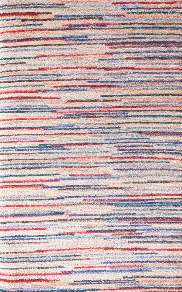 Contemporary american hooked rug, design 6107