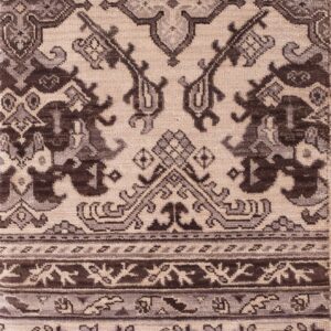 Contemporary American hooked rug, design 6108