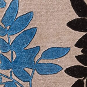 Contemporary American hooked rug, design 6121A