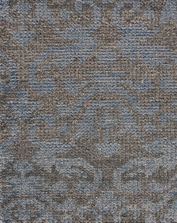 Contemporary wool pile rug, design 6129a 1 Contemporary american hooked rug, design 6129a