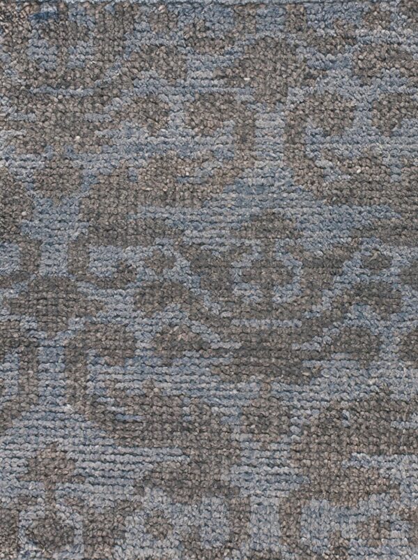 Contemporary wool pile rug, design 6129b 1 Contemporary american hooked rug, design 6129b