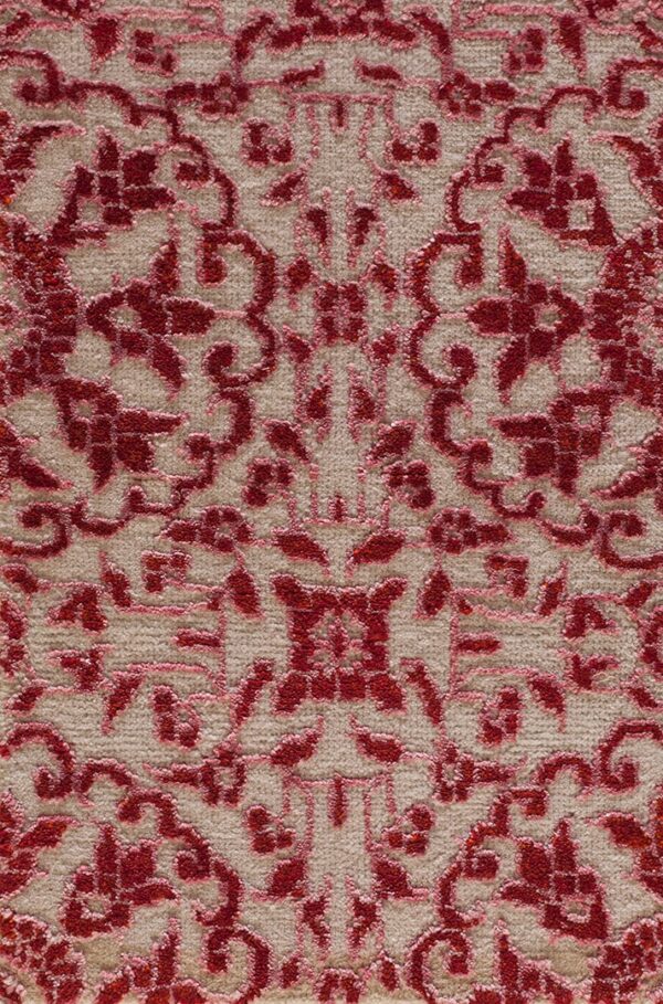 Contemporary wool pile rug, design 6131a 1 Contemporary american hooked rug, design 6131a