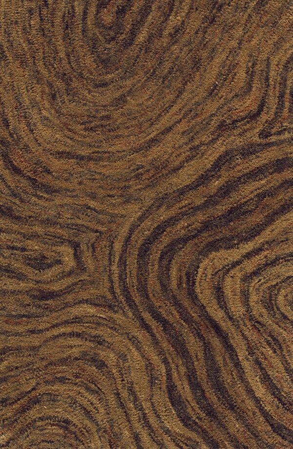 Contemporary wool pile rug, design 6136b 1 Contemporary american hooked rug, design 6136b