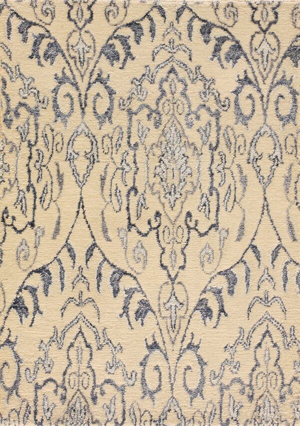 Contemporary wool pile rug, design 6139a 1 Contemporary american hooked rug, design 6139a