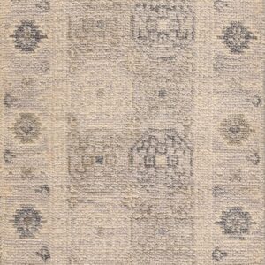 Contemporary American hooked rug, design 6145