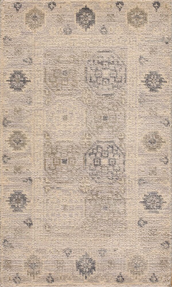 Contemporary wool pile rug, design 6145 1 Contemporary american hooked rug, design 6145