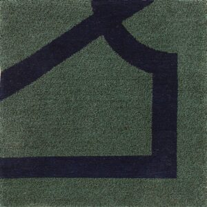 Contemporary American hooked rug, design 6149B