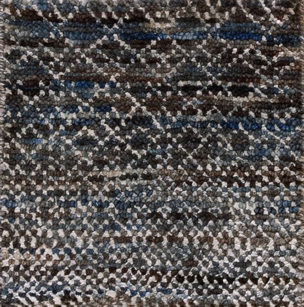 Contemporary wool pile rug, design 6153d 1 Contemporary american hooked rug, design 6153d