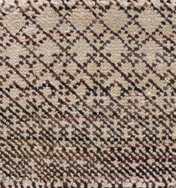 Contemporary wool pile rug, design 6153f 1 Contemporary american hooked rug, design 6153f