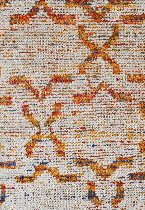 Contemporary american hooked rug, design 6205a