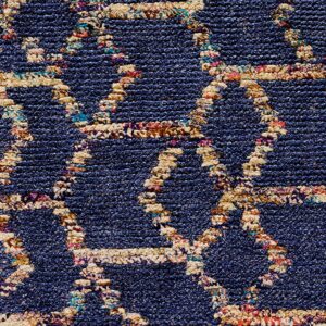 Contemporary American hooked rug, design 6208A