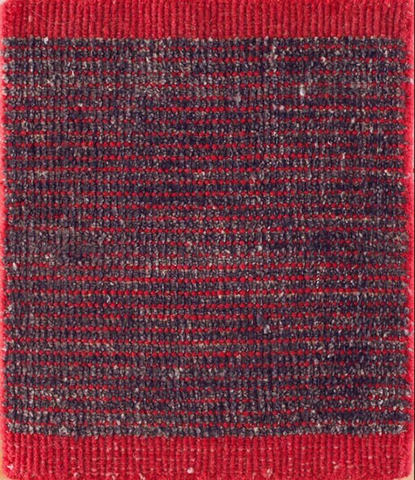 Contemporary american hooked rug, design 6210c