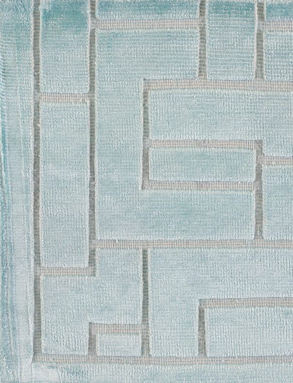 Contemporary high-low pile rug, design 9006b 1 Contemporary american hooked rug, design 9006b