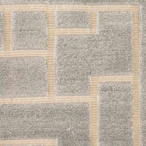 Contemporary American hooked rug, design 9006D1