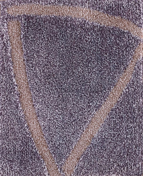 Contemporary high-low pile rug, design 9011a 1 Contemporary american hooked rug, design 9011a