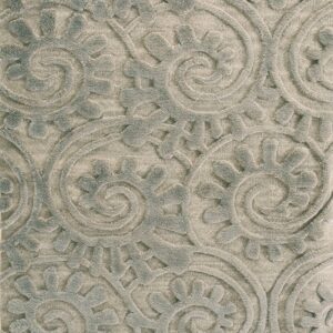 Contemporary American hooked rug, design 9013