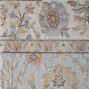 Contemporary American hooked rug, design 9014