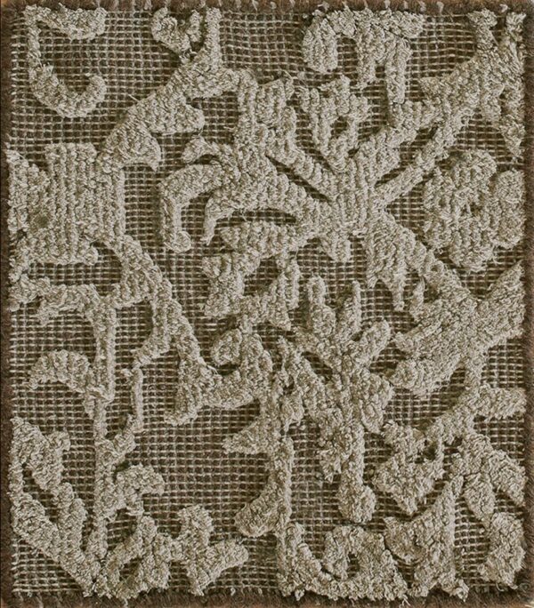 Contemporary american hooked rug, design 9016