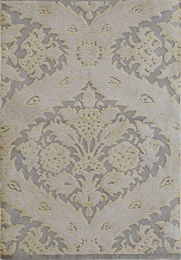 Contemporary high-low pile rug, design 9017b 1 Contemporary american hooked rug, design 9017b