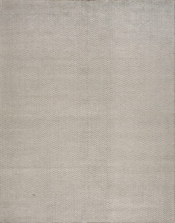 Contemporary high-low pile rug, design 9018b 1 Contemporary american hooked rug, design 9018b
