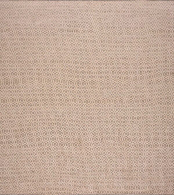 Contemporary high-low pile rug, design 9018c 1 Contemporary american hooked rug, design 9018c