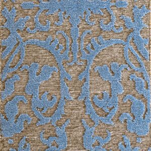 Contemporary American hooked rug, design 9023E