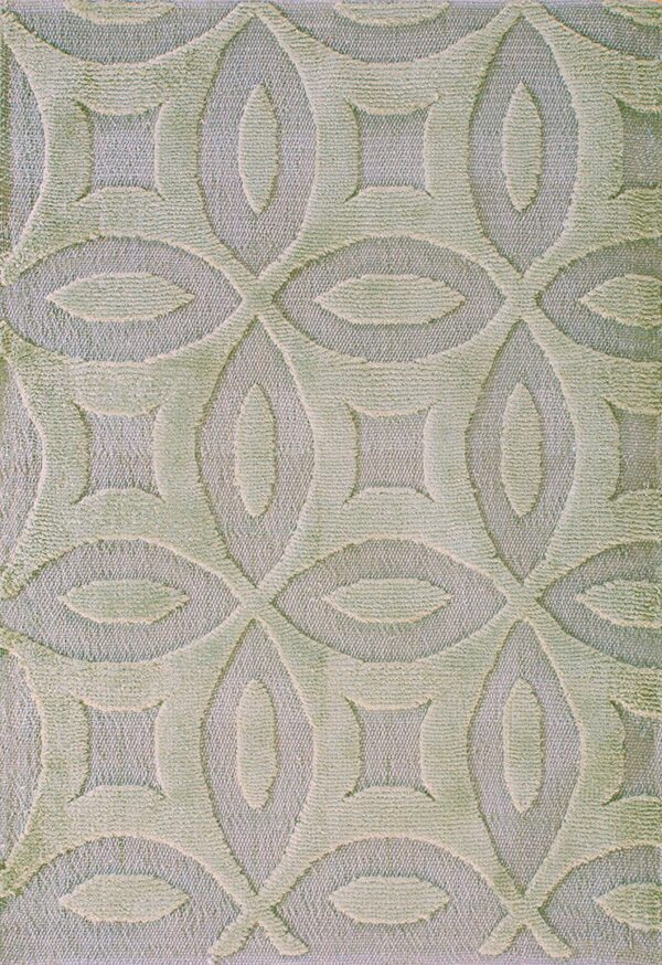 Contemporary high-low pile rug, design 9024a 1 Contemporary american hooked rug, design 9024a