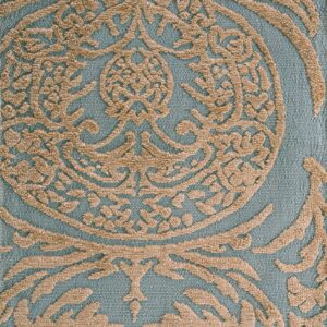 Contemporary American hooked rug, design 9025