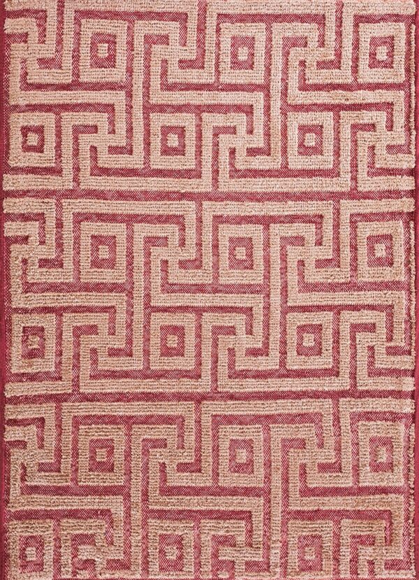 Contemporary high-low pile rug, design 9028 1 Contemporary american hooked rug, design 9028