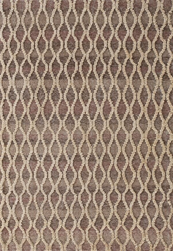 Contemporary high-low pile rug, design 9029 1 Contemporary american hooked rug, design 9029