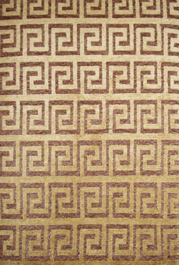 Contemporary american hooked rug, design 9037